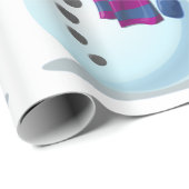 Papier Cadeau papier d'emballage de noël pour joyeux Noël (Coin rond)