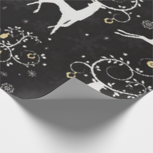 Papier Cadeau Papier d'emballage de Noël Reindeer (Coin)