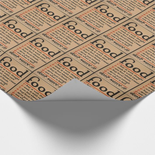 Papier Cadeau Papier d'emballage de nourriture (Coin)