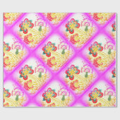 Papier Cadeau papier d'emballage de palmiers super de (Plat)