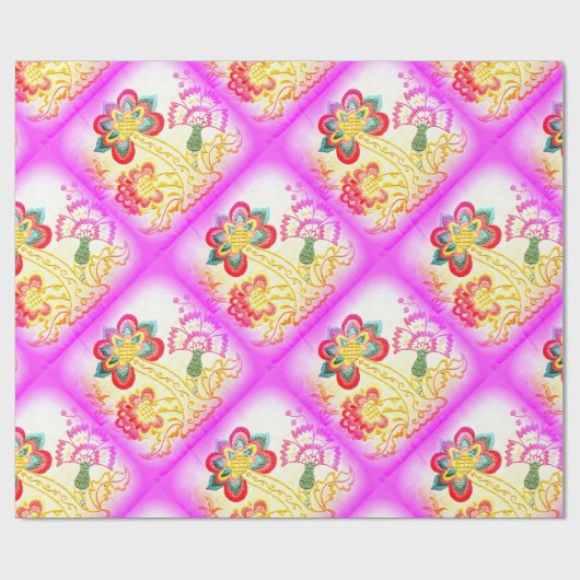 Papier Cadeau papier d'emballage de palmiers super de (Plat)