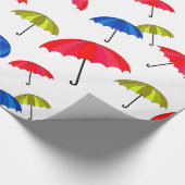 Papier Cadeau Papier d'emballage de parapluie coloré (Coin)