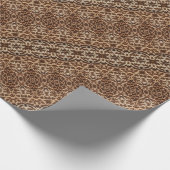 Papier Cadeau Papier d'emballage de peau de girafe (Coin)