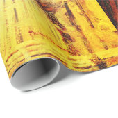 Papier Cadeau Papier d'emballage de peinture de fresque d'ange (Coin rond)