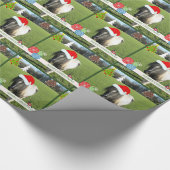 Papier Cadeau Papier d'emballage de Père Noël de vacances (Coin)