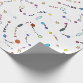 Papier Cadeau Papier d'emballage de perle de campagne de la (Coin)