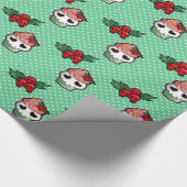 Papier Cadeau Papier d'emballage de petit gâteau de crâne (Coin)