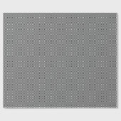 Papier Cadeau Papier d'emballage de petits contrôles noirs et (Plat)