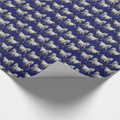 Papier Cadeau Papier d'emballage de petits de léopard chevaux (Coin)