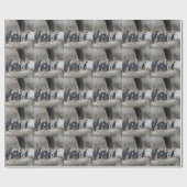 Papier Cadeau Papier d'emballage de pingouins (Plat)