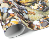 Papier Cadeau Papier d'emballage de piscine de marée (Coin rond)