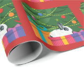 Papier Cadeau Papier d'emballage de présent de Marlon Bundo (Coin rond)