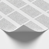 Papier Cadeau Papier d'emballage de recherche de mot (Coin)