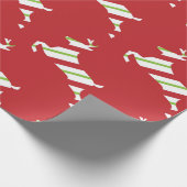 Papier Cadeau papier d'emballage de rennes de noël (Coin)