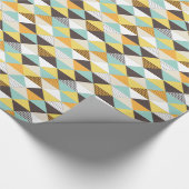 Papier Cadeau papier d'emballage de rétro triangle moderne de la (Coin)