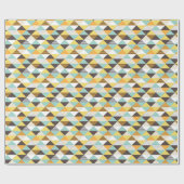 Papier Cadeau papier d'emballage de rétro triangle moderne de la (Plat)