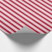 Papier Cadeau Papier d'emballage de rouge et blanc avec des (Coin)
