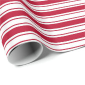 Papier Cadeau Papier d'emballage de rouge et blanc avec des (Coin rond)