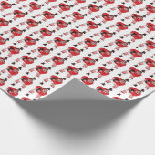 Papier Cadeau Papier d'emballage de rugby (Coin)