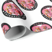 Papier Cadeau Papier d'emballage de Saint Valentin 30 pouces sur (Coin rond)