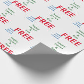 Papier Cadeau Papier d'emballage de sobriété ! (Coin)