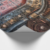 Papier Cadeau Papier d'emballage de Steampunk 17 (Coin)