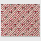 Papier Cadeau Papier d'emballage de sucre de canne de crâne (Plat)