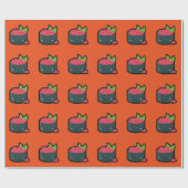 Papier Cadeau Papier d'emballage de sushi d'Ikura (Plat)