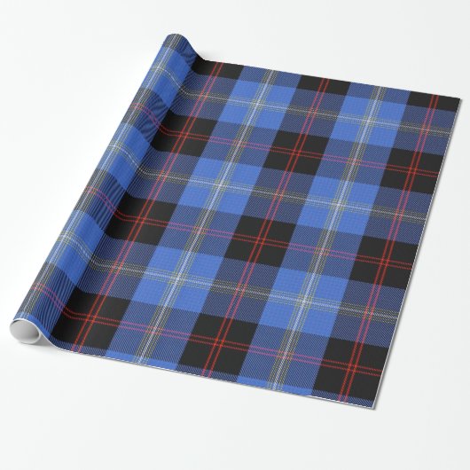 Papier Cadeau Papier d'emballage de tartan de colline (Déroulé)