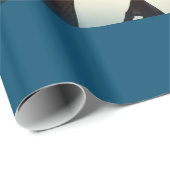 Papier Cadeau Papier d'emballage de Tesla (Coin rond)