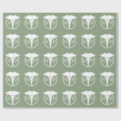 Papier Cadeau Papier d'emballage de thème de motif Médicale (Plat)