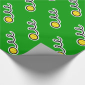 Papier Cadeau Papier d'emballage de thème du base-ball (Coin)