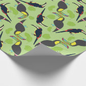 Papier Cadeau Papier d'emballage de toucan (Coin)