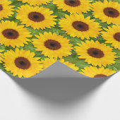 Papier Cadeau Papier d'emballage de tournesols (Coin)