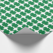 Papier Cadeau Papier d'emballage de trèfle de 4 feuilles (Coin)