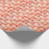 Papier Cadeau Papier d'emballage de trellis de lard (Coin)