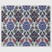 Papier Cadeau Papier d'emballage de tuiles turques (Plat)