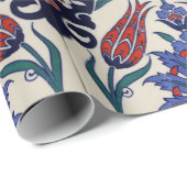 Papier Cadeau Papier d'emballage de tuiles turques (Coin rond)