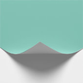 Papier Cadeau Papier d'emballage de turquoise solide/enveloppe (Coin)