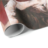 Papier Cadeau Papier d'emballage de vampire vintage (Coin rond)