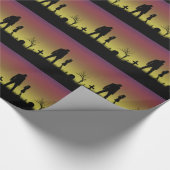 Papier Cadeau Papier d'emballage de zombi (Coin)