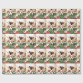 Papier Cadeau Papier d'emballage d'enveloppe de cadeau de chat (Plat)