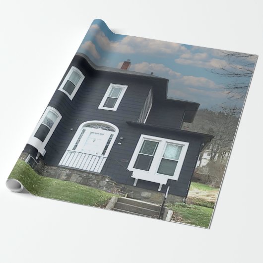 Papier Cadeau Papier d'emballage des couleurs d'automne (Déroulé)