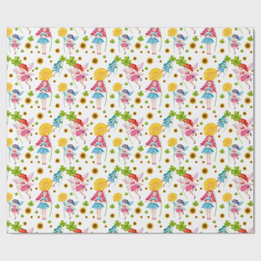 Papier Cadeau Papier d'emballage des fées (Plat)
