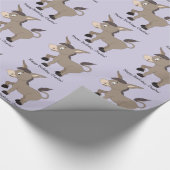 Papier Cadeau Papier d'emballage des textes faits sur commande (Coin)