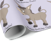 Papier Cadeau Papier d'emballage des textes faits sur commande (Coin rond)