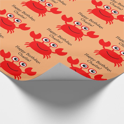 Papier Cadeau Papier d'emballage des textes faits sur commande (Coin)