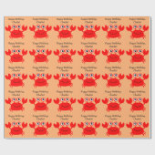 Papier Cadeau Papier d'emballage des textes faits sur commande (Plat)