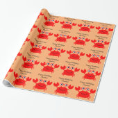 Papier Cadeau Papier d'emballage des textes faits sur commande (Déroulé)