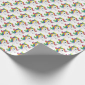 Papier Cadeau Papier d'emballage design Rainbow Unicorn (Coin)